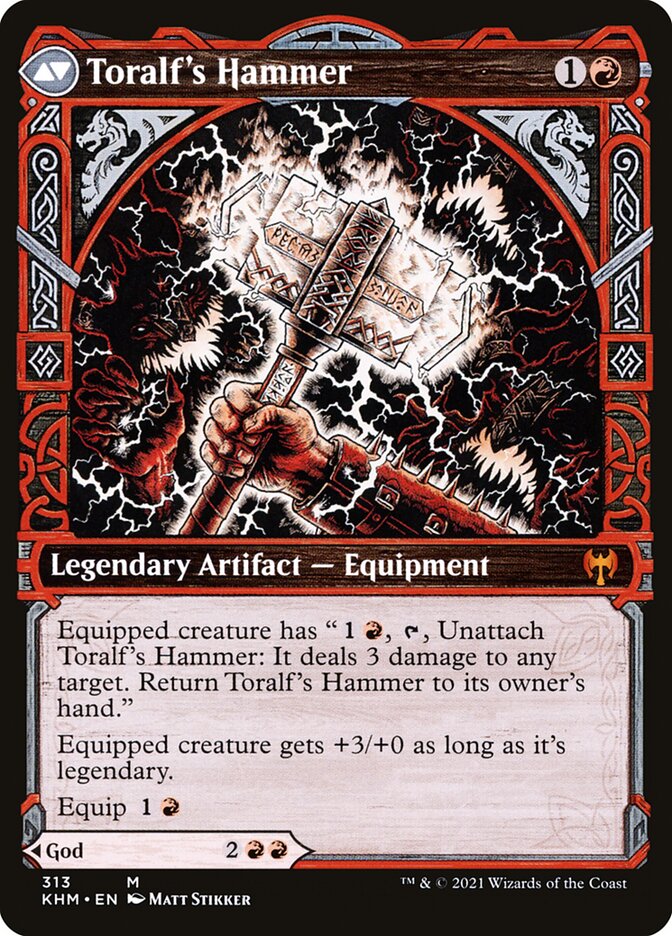 Toralf, God of Fury (Showcase) (Back)