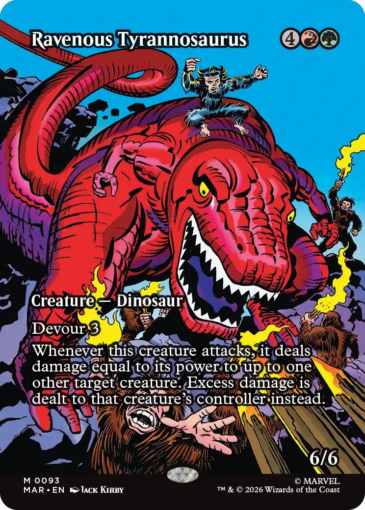 Ravenous Tyrannosaurus (Borderless)